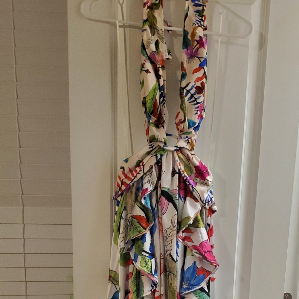 PatBo Zamia cutout Maxi Floral dress - Picture 6 of 11